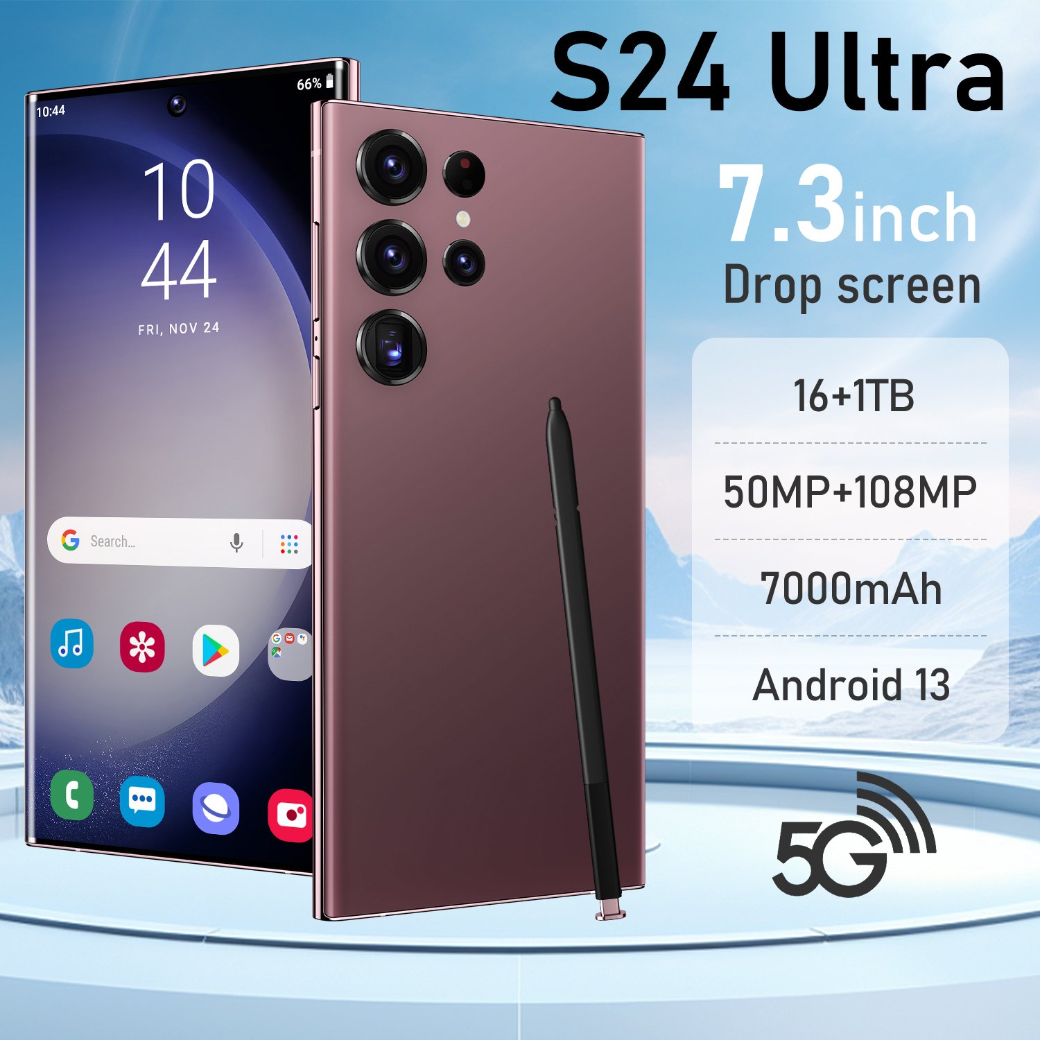 2024 Original Android s24 ultra phone Smartphone 16+1TB Mobile Phone Cell Gaming Phone 5G smartphone 3G&4G smartphone